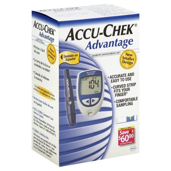 AccuChek Advantage Diabetes Monitoring Kit Shop at HEB