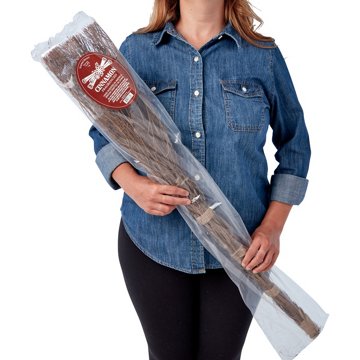 Floral Cinnamon Scented Decorative Broom, 36"
