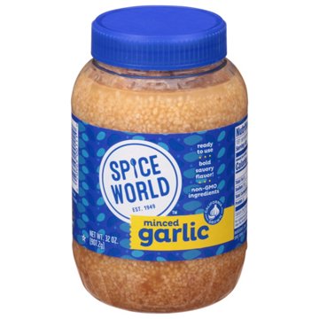 Spice World Minced Garlic, 32 oz
