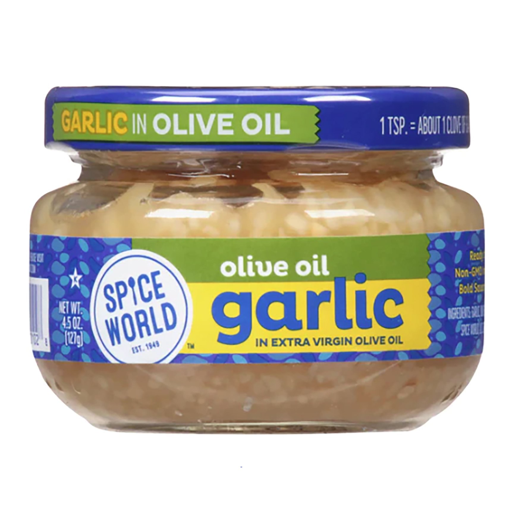 Spice World Minced Garlic in Olive Oil Shop Canned & Dried Food at HEB