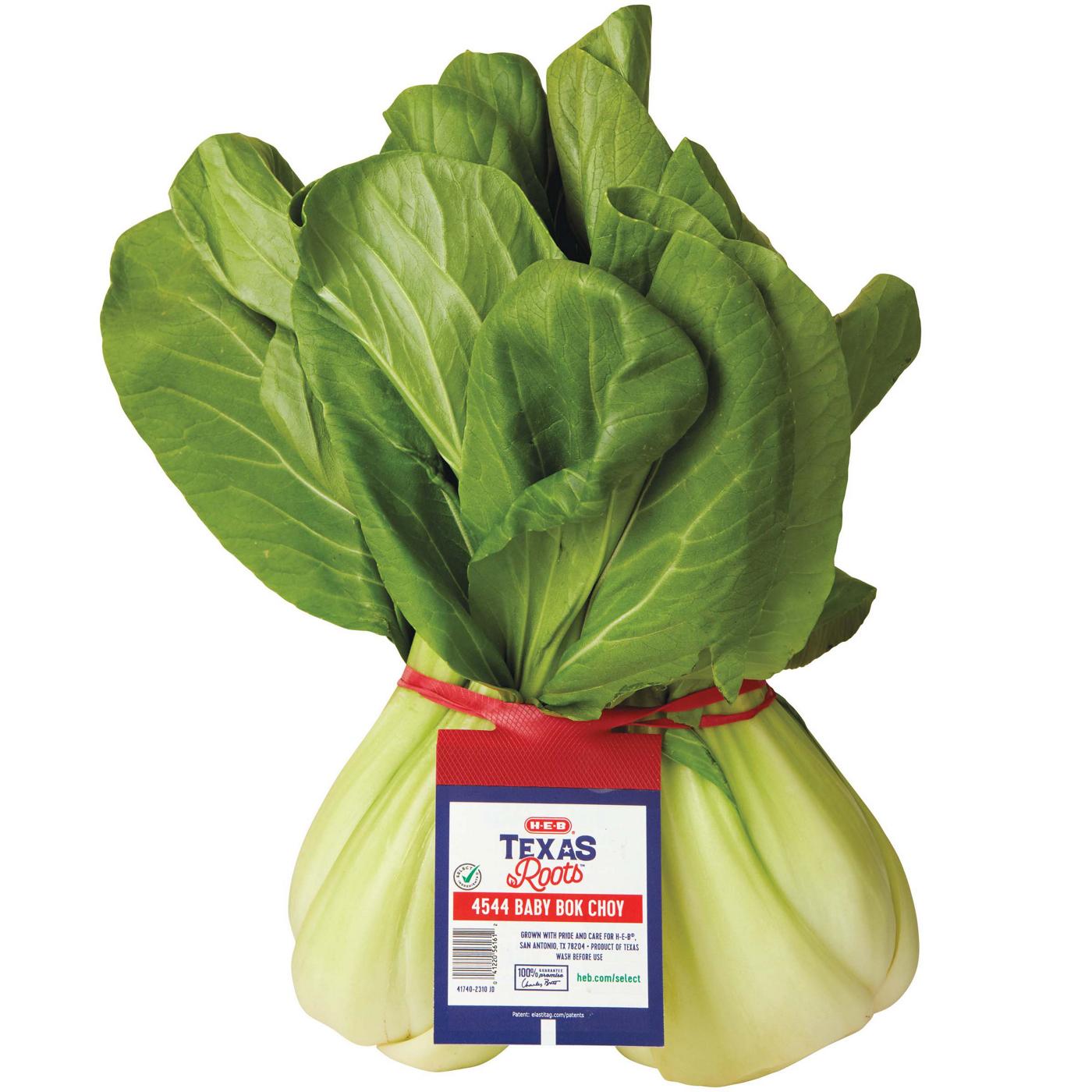 H-E-B Texas Roots Fresh Shanghai Baby Bok Choy; image 1 of 2