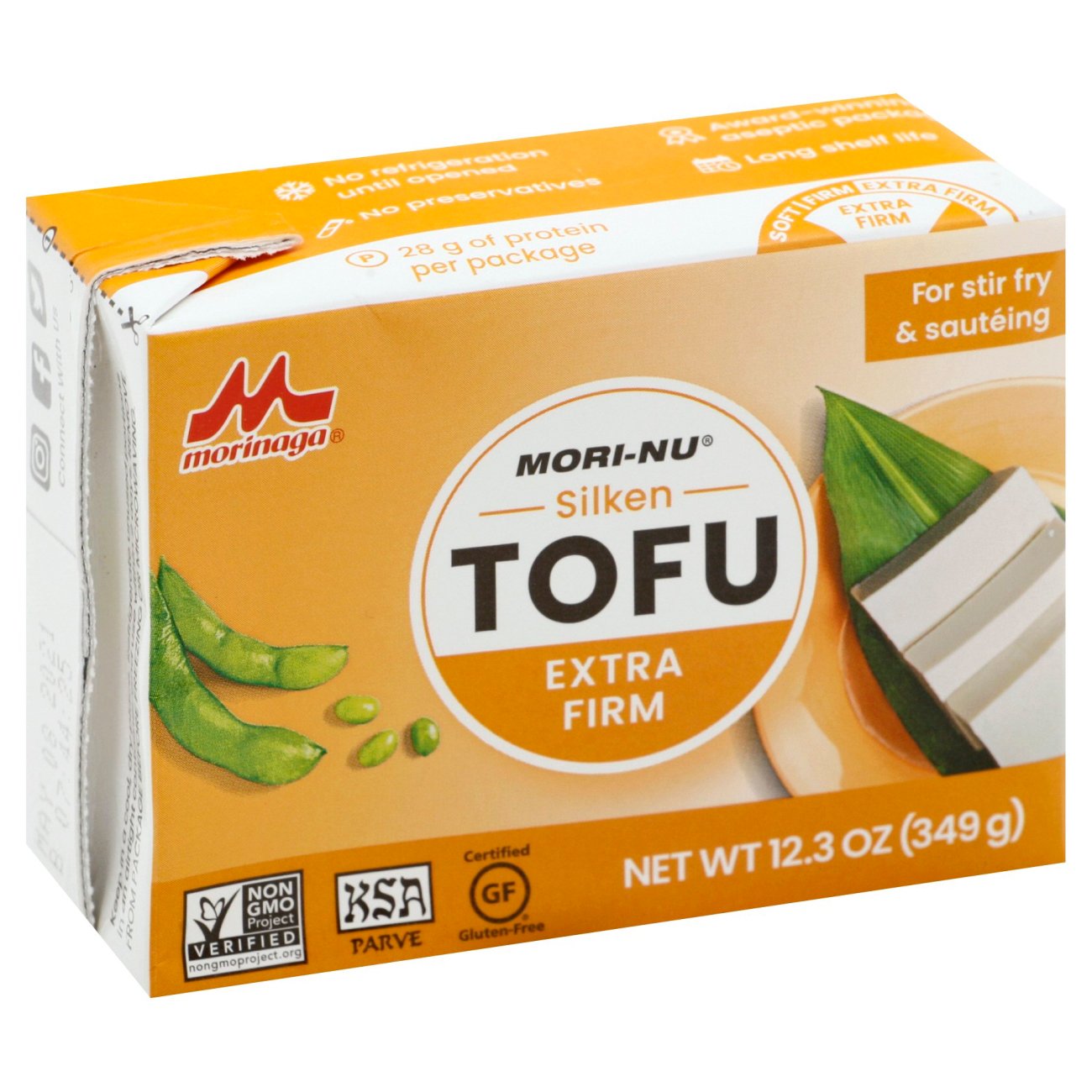 Mori Nu Silken Extra Firm Tofu Shop Tofu And Meat Alternatives At H E B