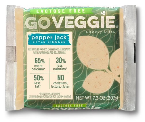 GO VEGGIE Lactose Free Pepper Jack Singles Shop Cheese at HEB