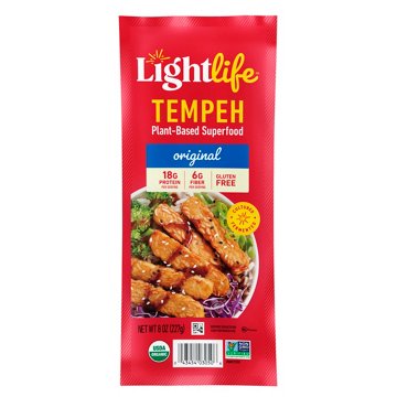 Lightlife Tempeh Plant-Based Superfood - Original, 8 oz
