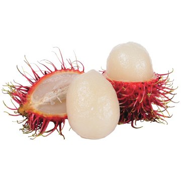 Fresh Rambutans, Avg. 1.85 lbs