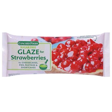 Concord Foods Sugar Free Strawberry Glaze, 15 oz