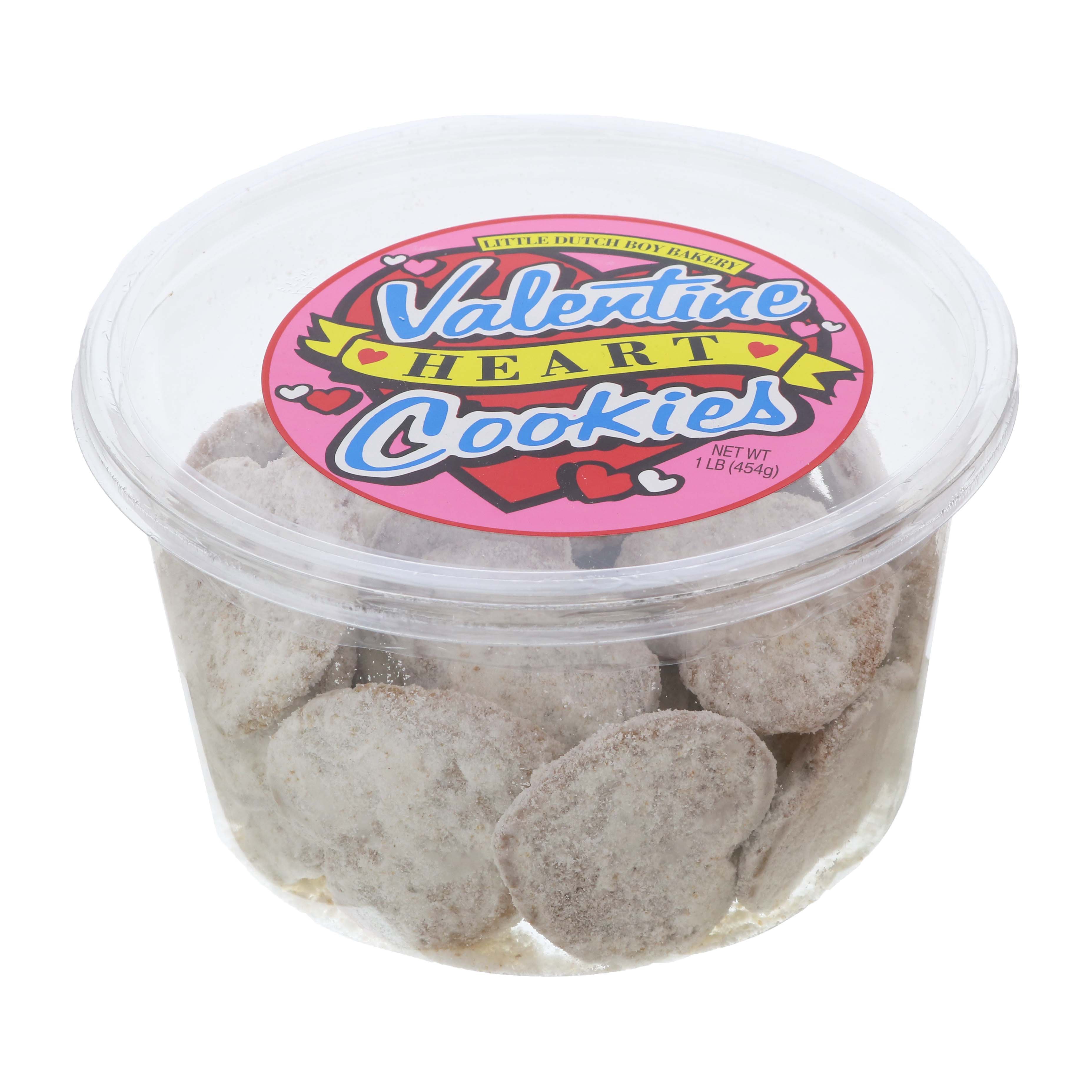 Little Dutch Boy Valentine Powder Sugar Heart Cookies - Shop Cookies at