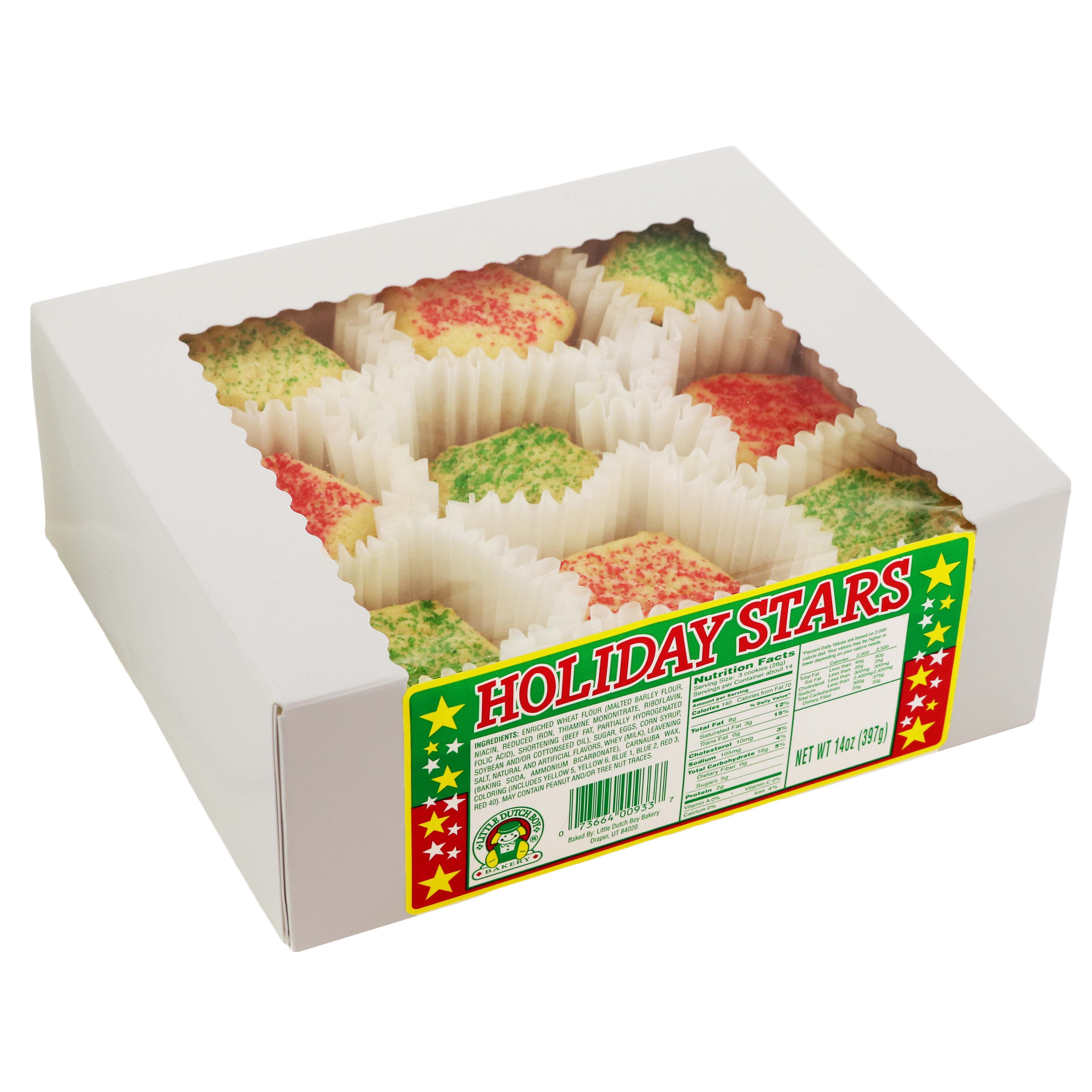 Little Dutch Boy Red and Green Holiday Star Cookies - Shop Cookies at H-E-B