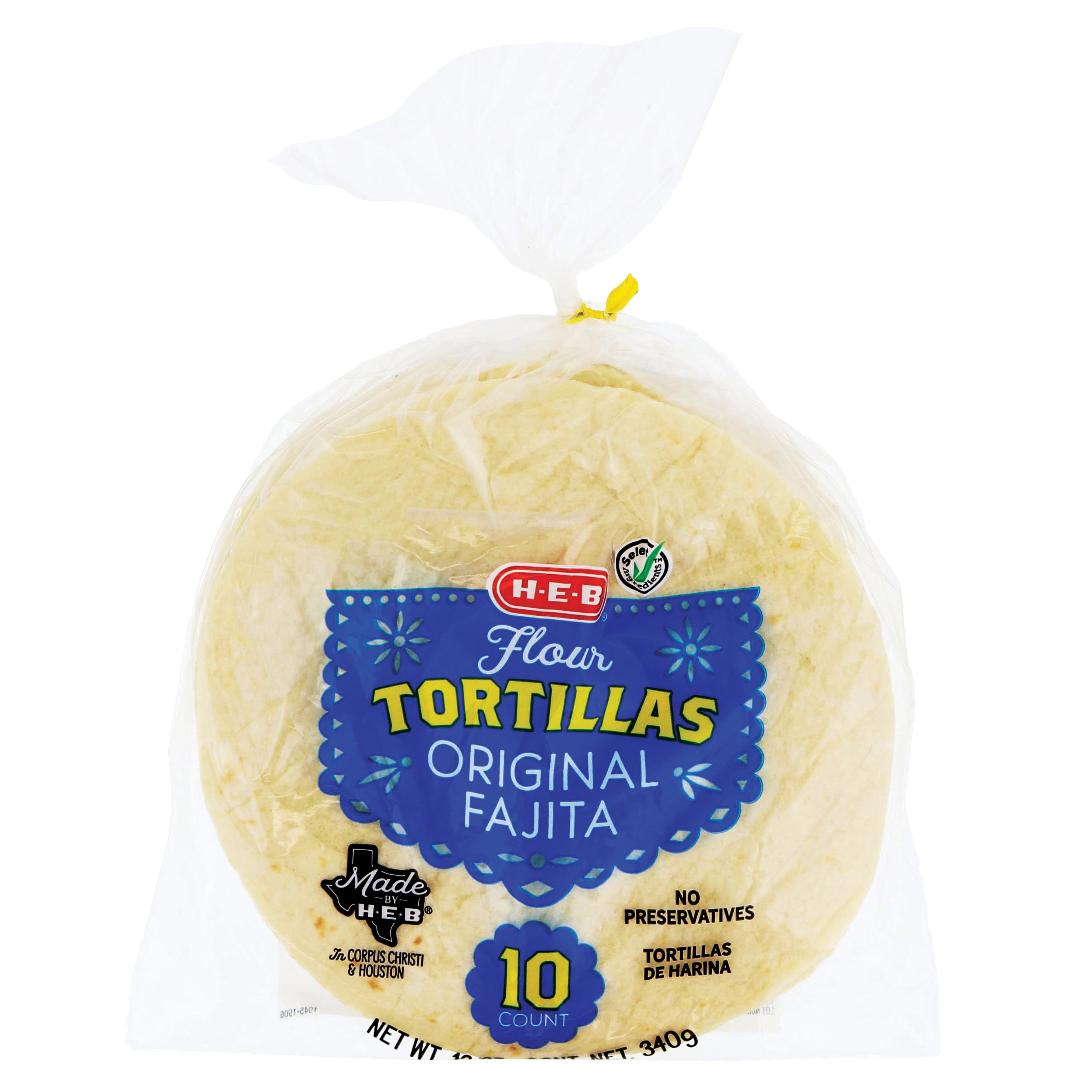 HEB Original Fajita Flour Tortillas Shop Tortillas at HEB
