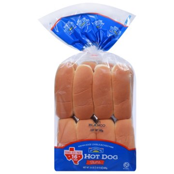 Hill Country Fare Hot Dog Buns - Texas-Size Pack, 16 ct