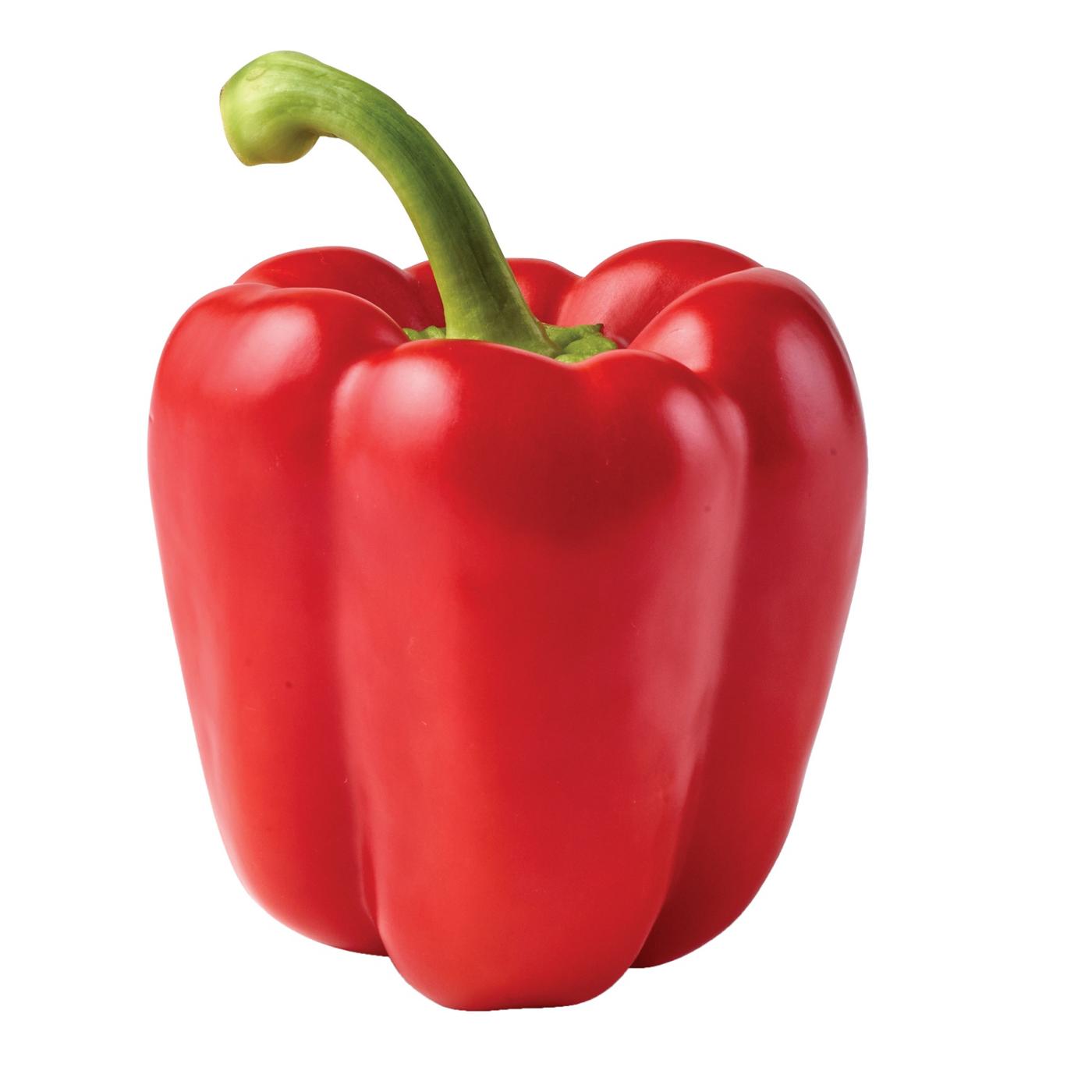 Fresh Red Bell Pepper; image 1 of 3