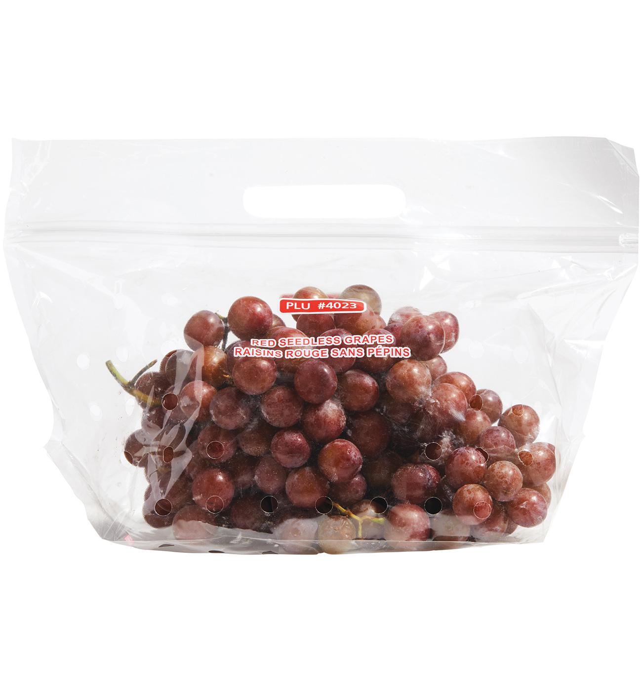 Fresh Seedless Red Grapes; image 1 of 2