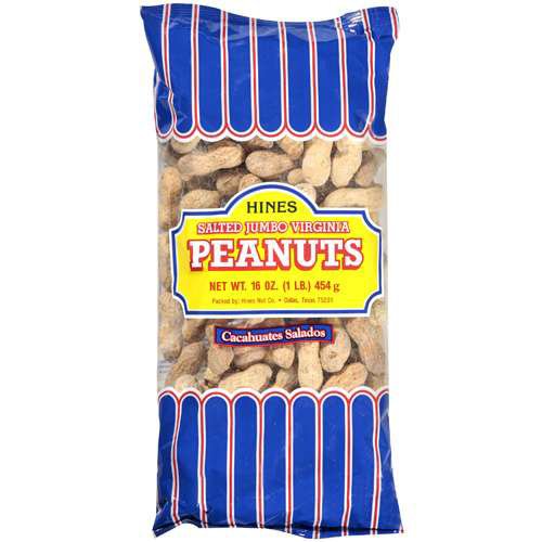 Hines Roasted & Salted Jumbo Virginia In Shell Peanuts - Shop Snacks ...