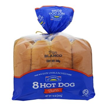Hill Country Fare Hot Dog Buns, 8 ct