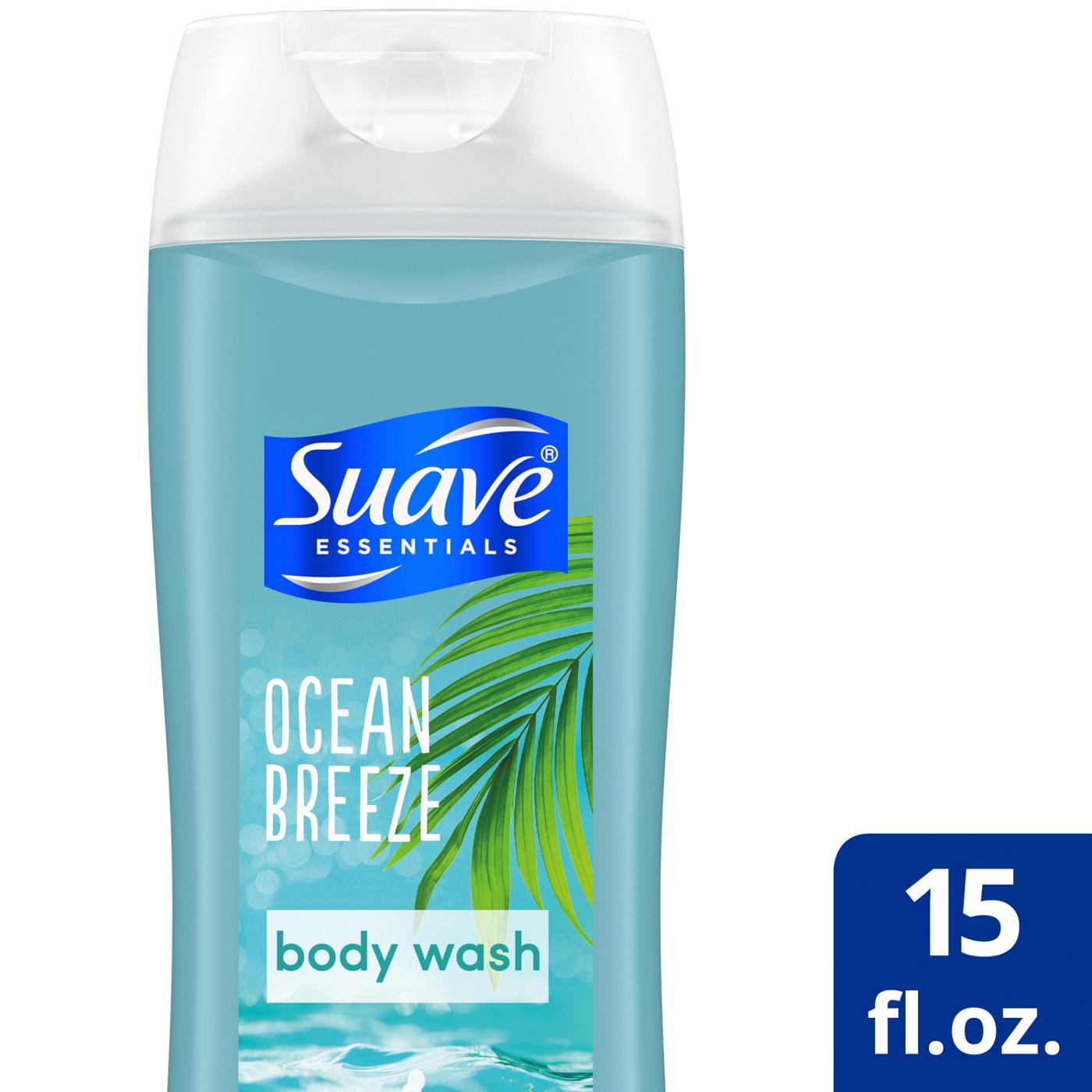 Suave Essentials Ocean Breeze Body Wash; image 2 of 10