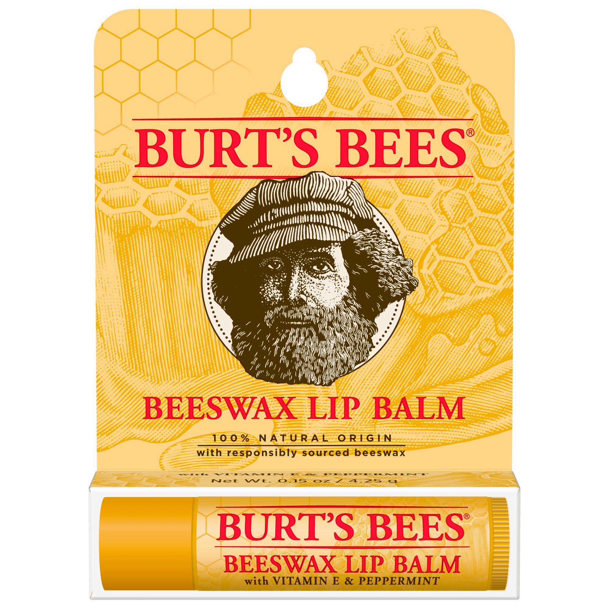 Burt's Bees Beeswax Lip Balm with Vitamin E & Peppermint Shop Lip