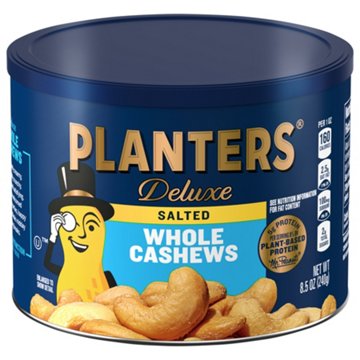 Planters Deluxe Salted Whole Cashews, 8.5 oz