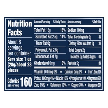 Planters Deluxe Salted Whole Cashews, 8.5 oz