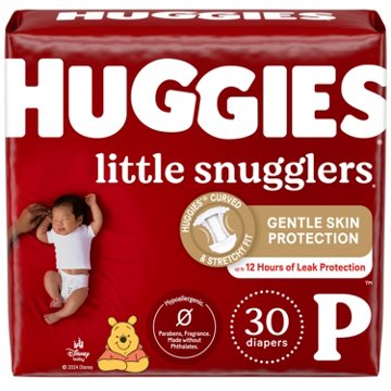 Huggies Little Snugglers Baby Diapers - Size Preemie