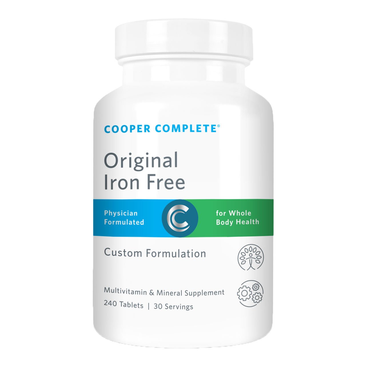 Cooper Complete Multivitamin And Mineral Supplement Iron Free Tablets Shop Multivitamins at HEB