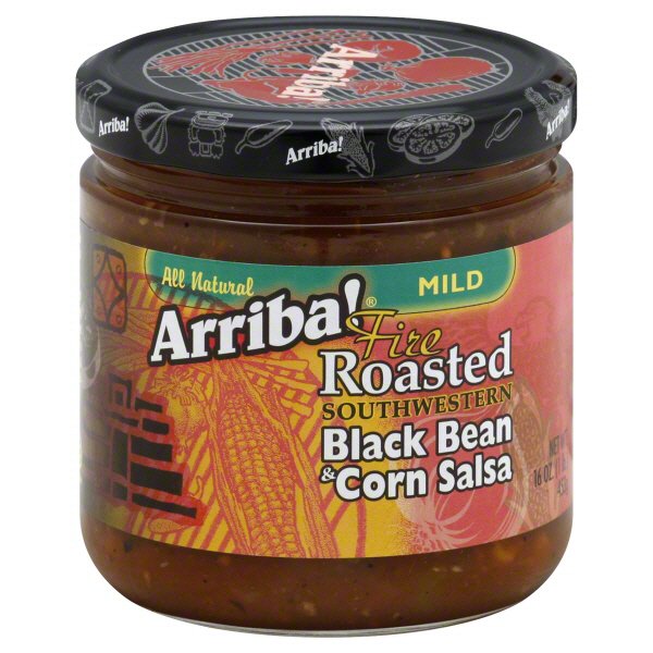 Arriba! Roasted Black Bean & Corn Salsa Shop Salsa & Dip at HEB