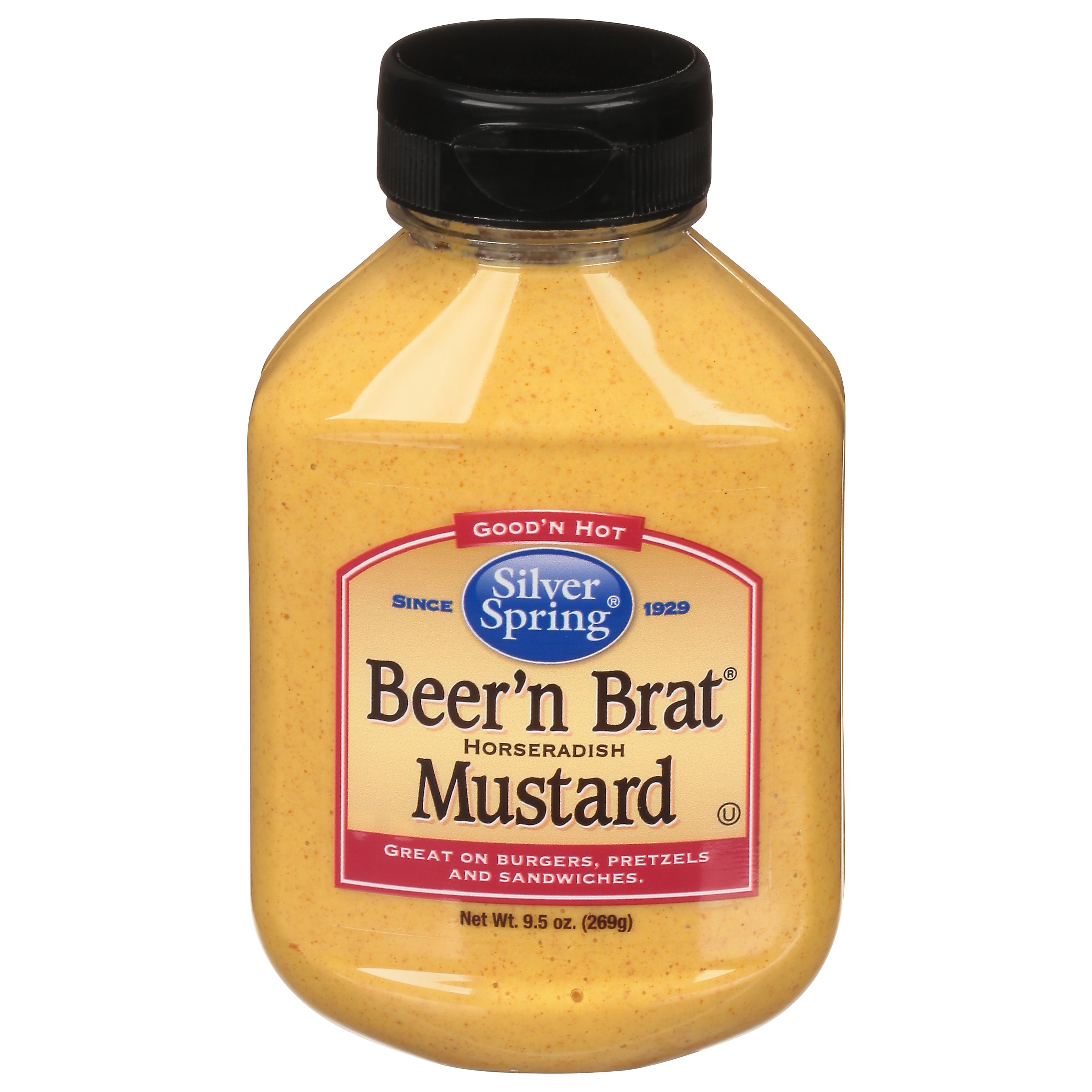 Silver Spring Beer 'n Brat Horseradish Mustard Shop Mustard at HEB