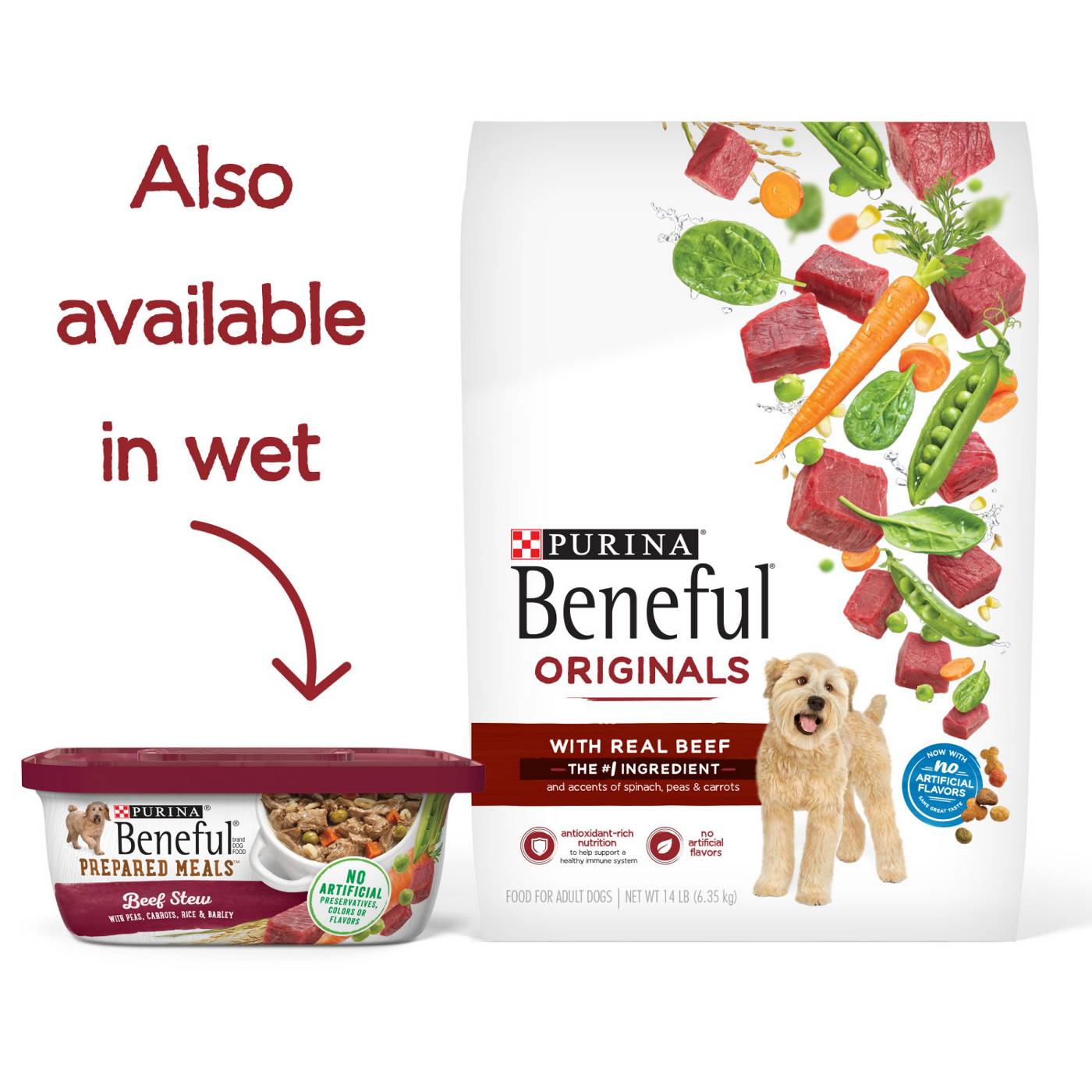 Beneful Purina Beneful Originals With Farm-Raised Beef, With Real Meat Dog Food; image 8 of 9