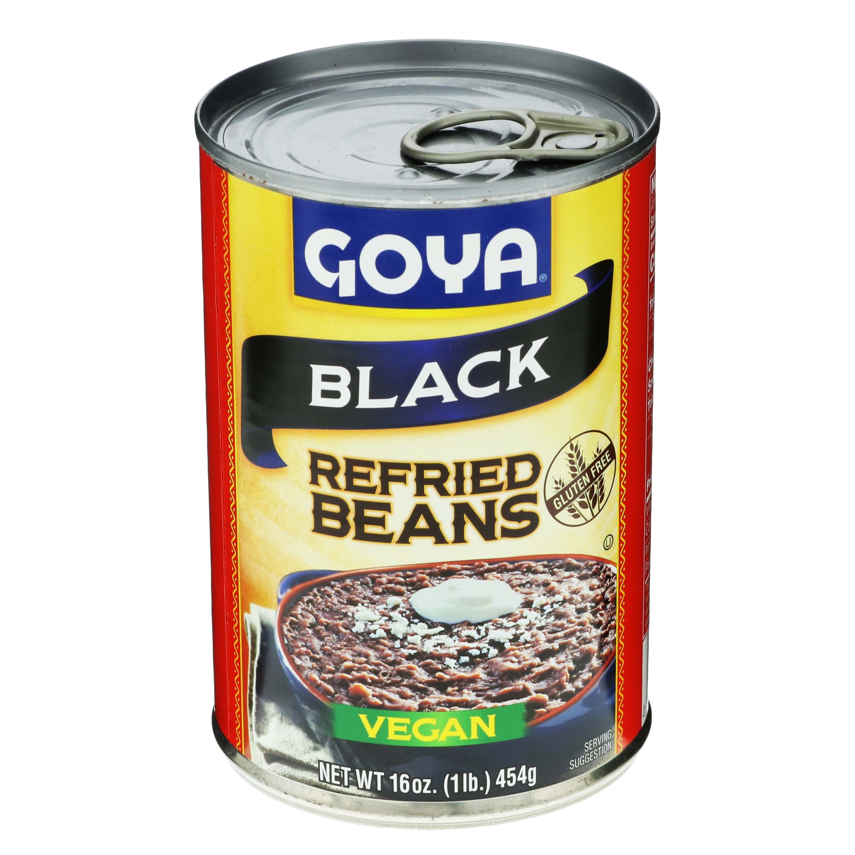Goya Casero Refried Black Beans Shop Beans & legumes at HEB