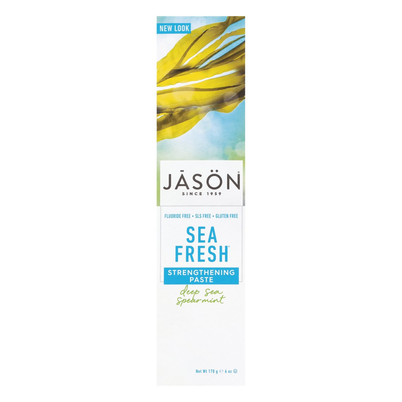 Jason Fluoride Free Sea Fresh Strengthening Paste Deep Sea Peppermint Shop Toothpaste at HEB