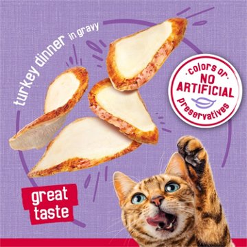 Friskies Purina Prime Filets in Wet Cat Food Gravy - Turkey Dinner
