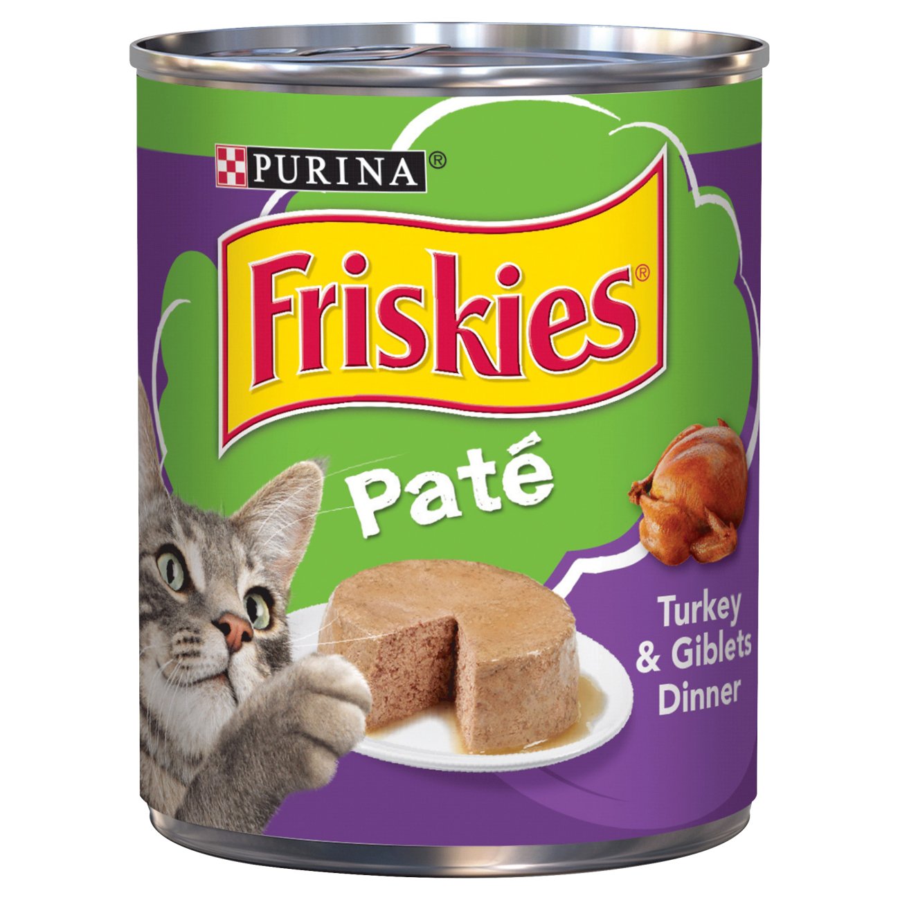 Purina Friskies Pate Turkey Giblets Dinner Cat Food Shop Cats At H E B