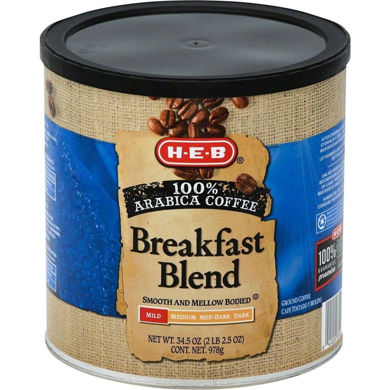 HEB Breakfast Blend Mild Roast Ground Coffee Shop Coffee at HEB