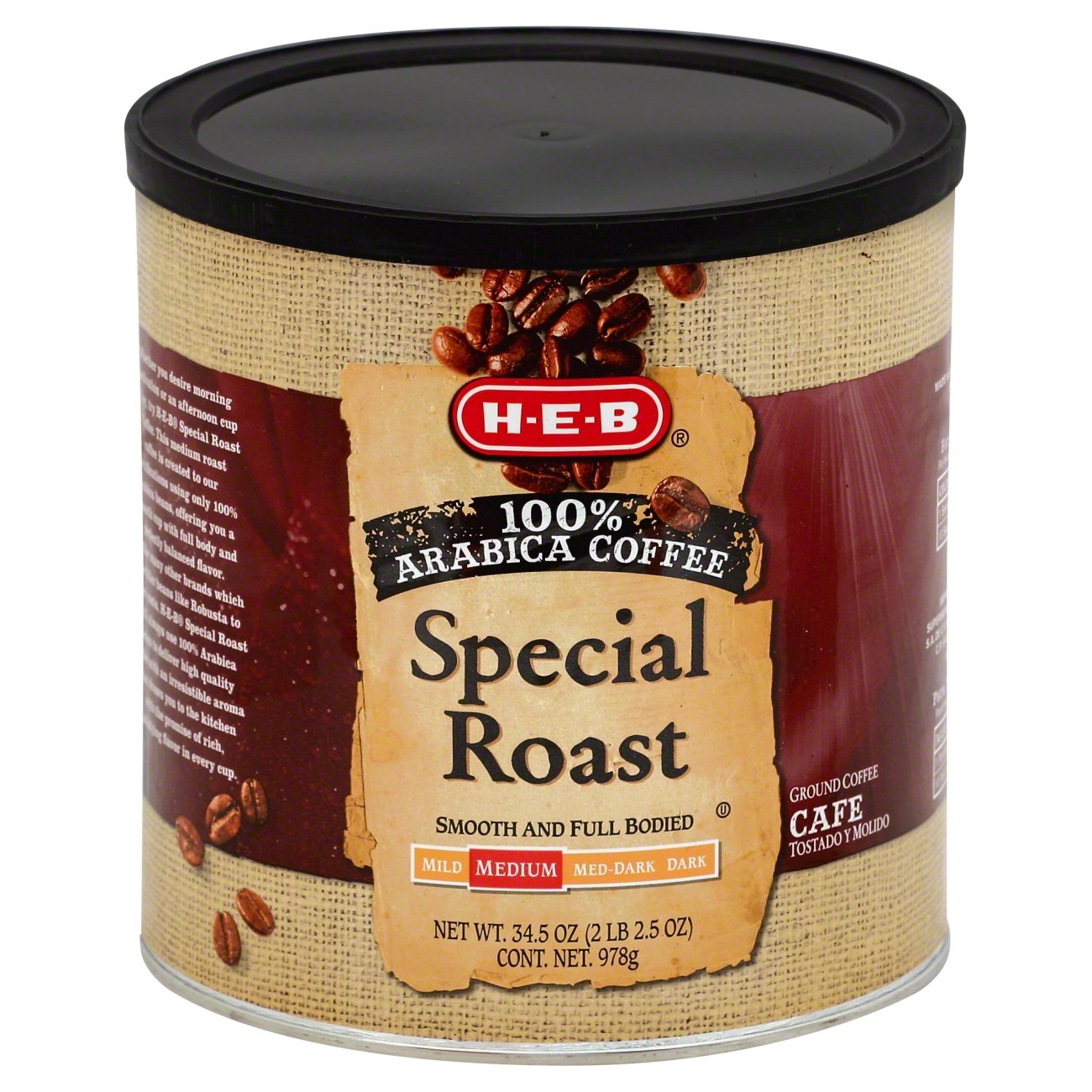 H-E-B Special Roast Medium Roast Ground Coffee - Shop Coffee At H-E-B