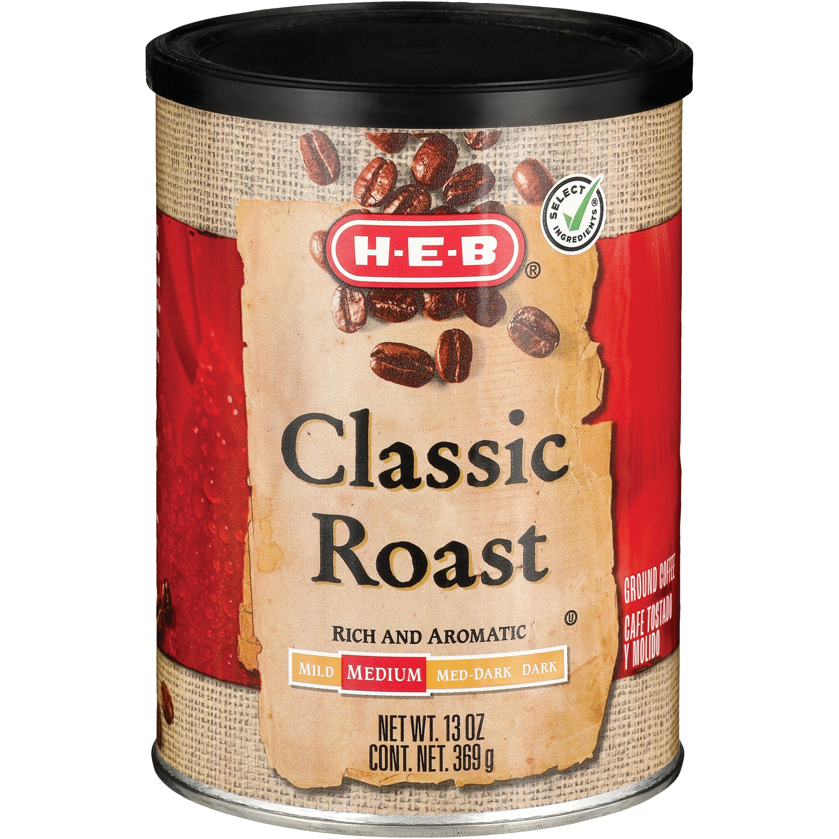 H-E-B Classic Roast Medium Roast Ground Coffee - Shop Coffee At H-E-B