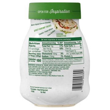 Marie's Coleslaw Dressing (Sold Cold), 12 fl oz