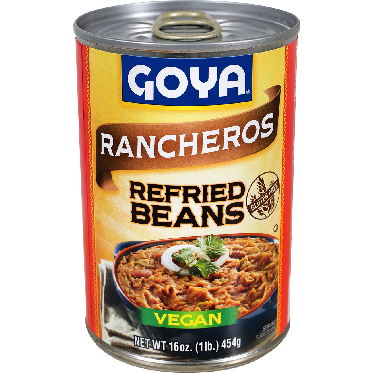 Goya Rancheros Refried Pinto Beans Shop Beans & legumes at HEB