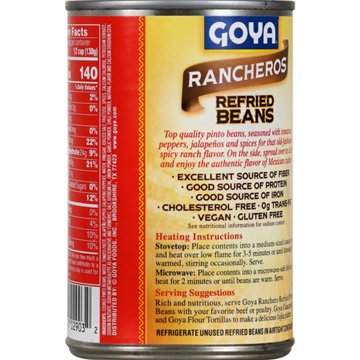 Goya Rancheros Vegan Refried Beans