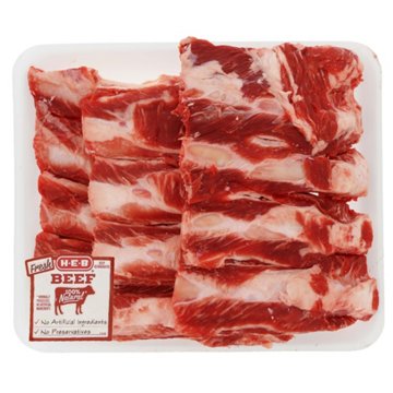 H-E-B Beef Finger Ribs Value Pack, Avg. 2.7 lbs