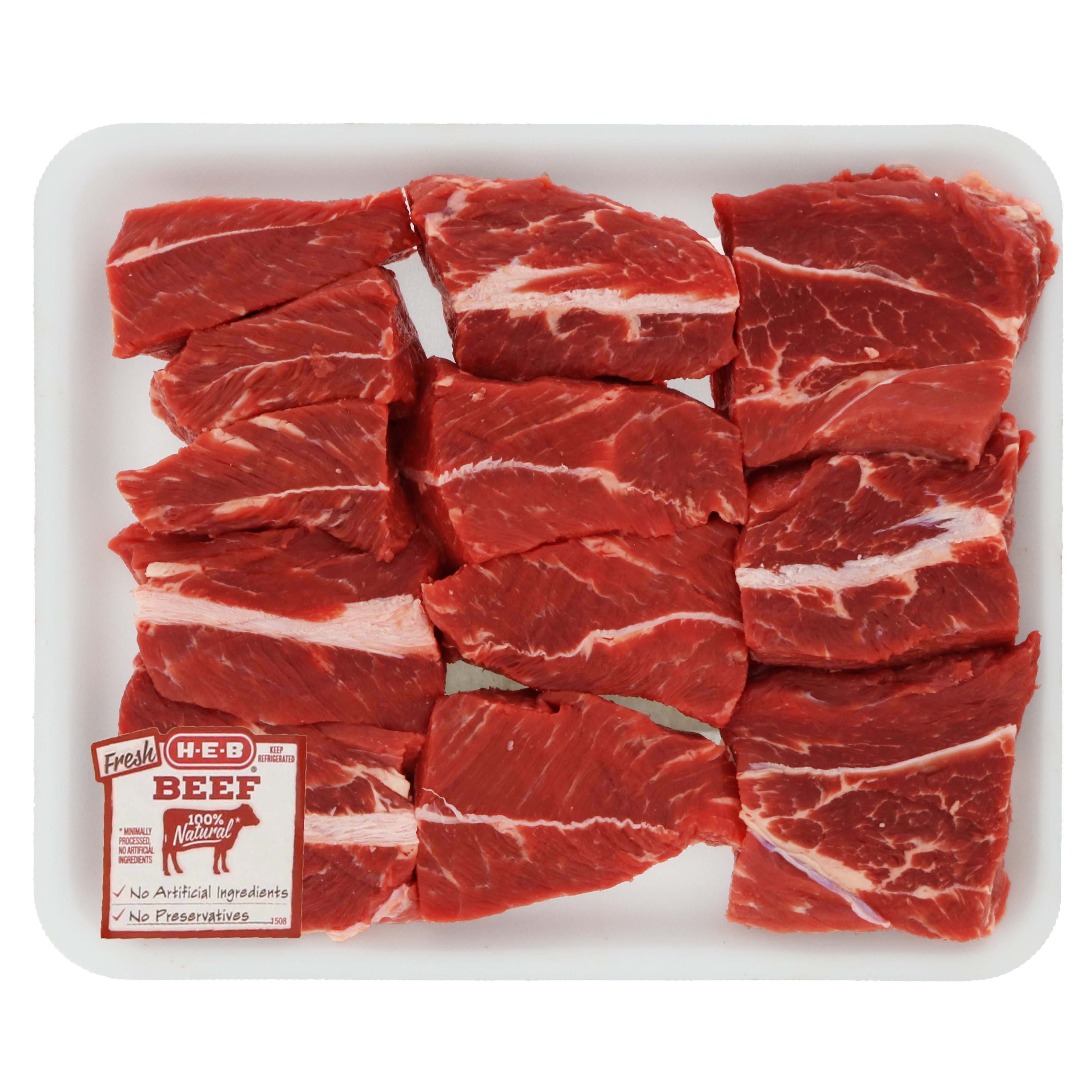 H-e-b Beef Top Blade Short Ribs Boneless Value Pack - Shop Beef At H-e-b