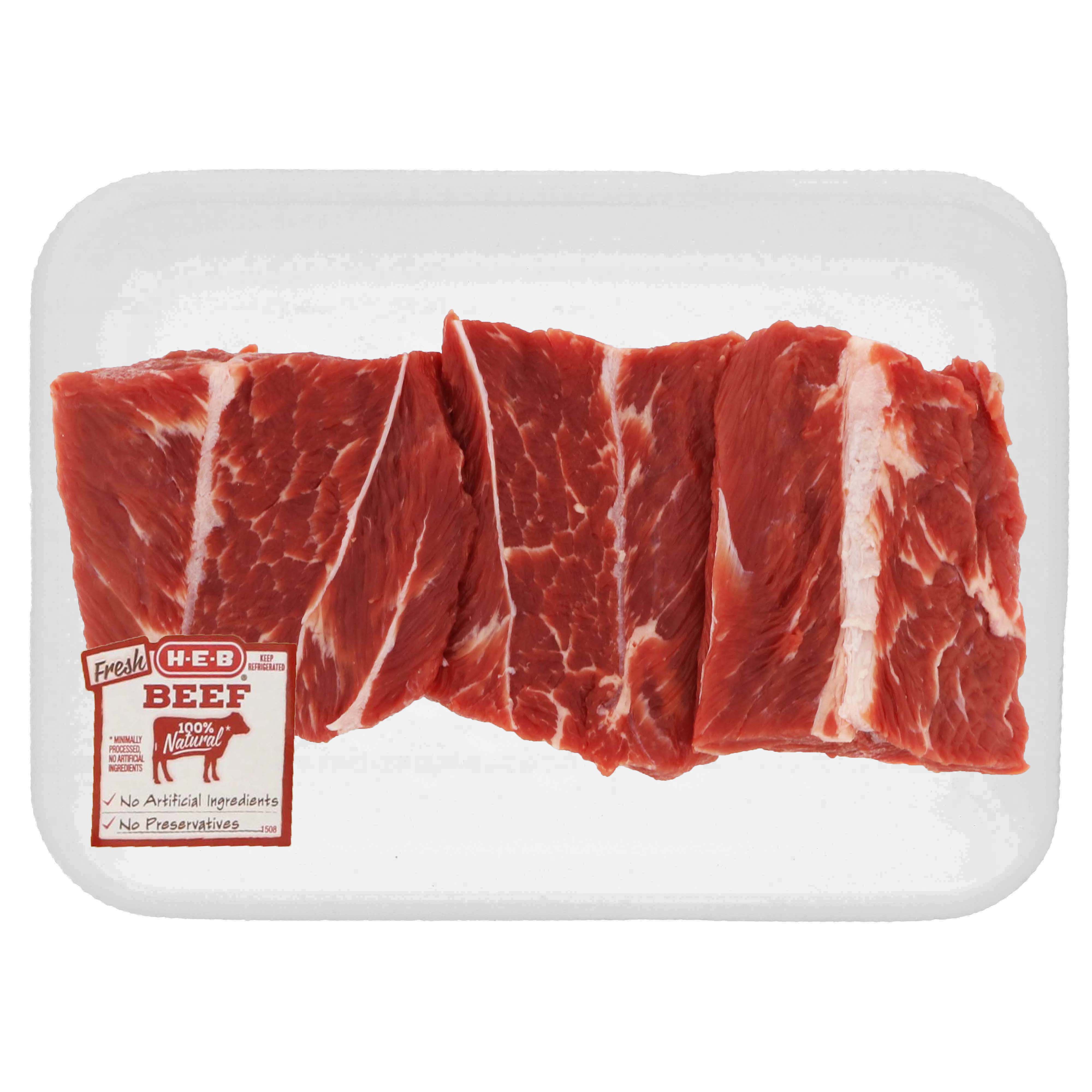 HEB Boneless Top Blade Beef Short Ribs Shop Beef at HEB