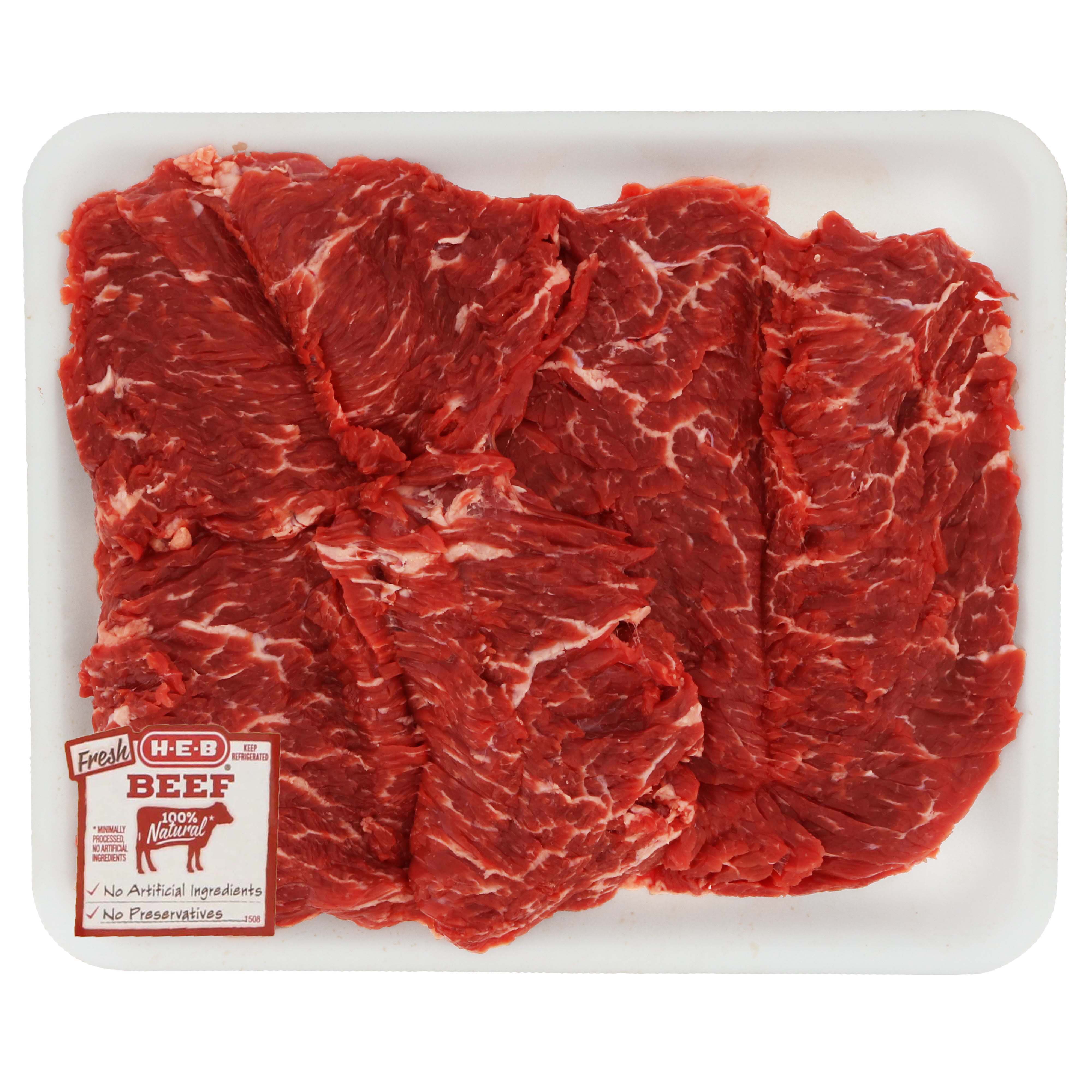 H E B Beef Sirloin Fajitas Value Pack Usda Select Shop Beef At H E B