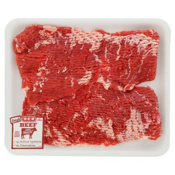 H-E-B Tenderized Beef Inside Skirt Steaks - Value Pack, Avg. 1.82 lbs
