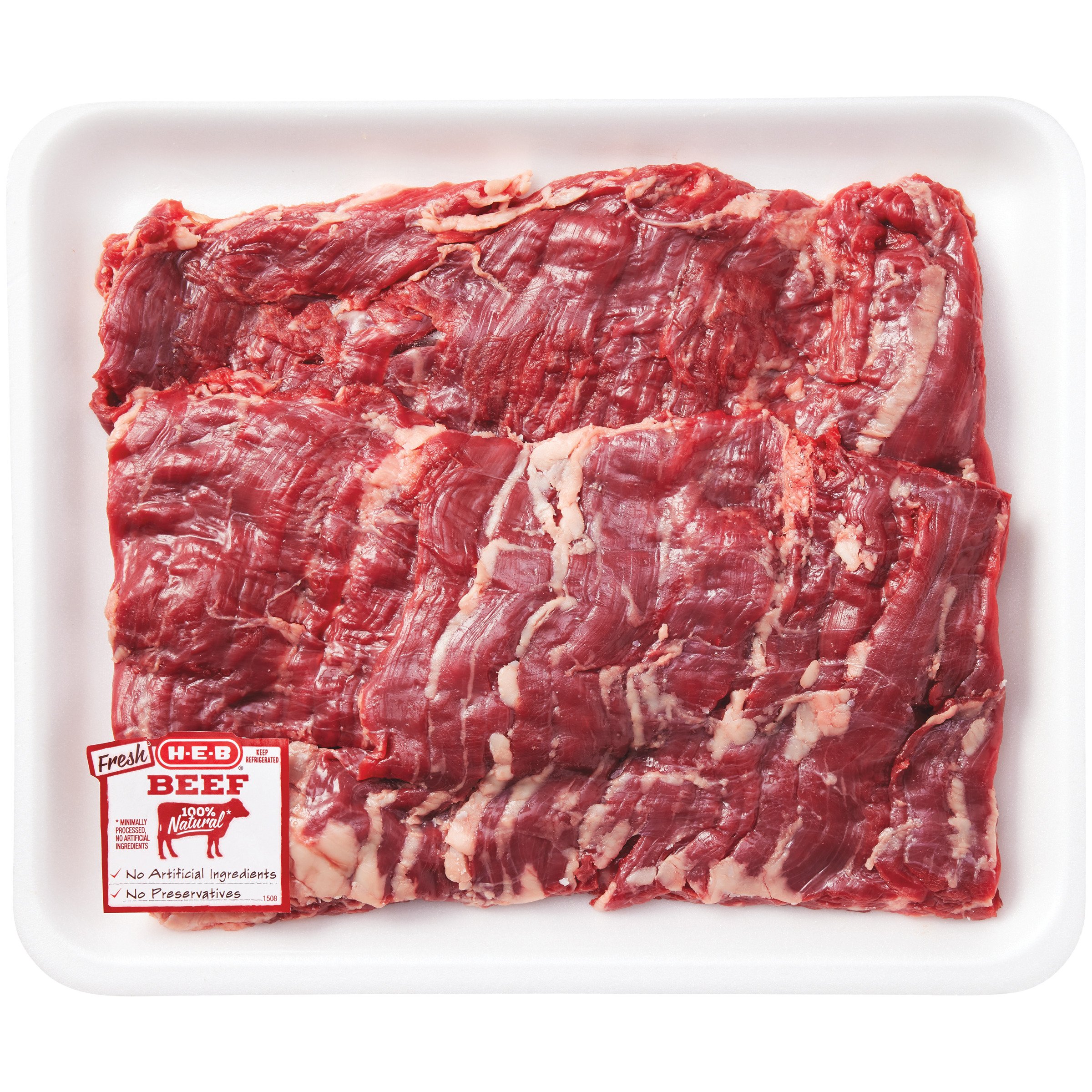 HEB Beef Inside Skirt Steak Skinless Value Pack, USDA Select Shop