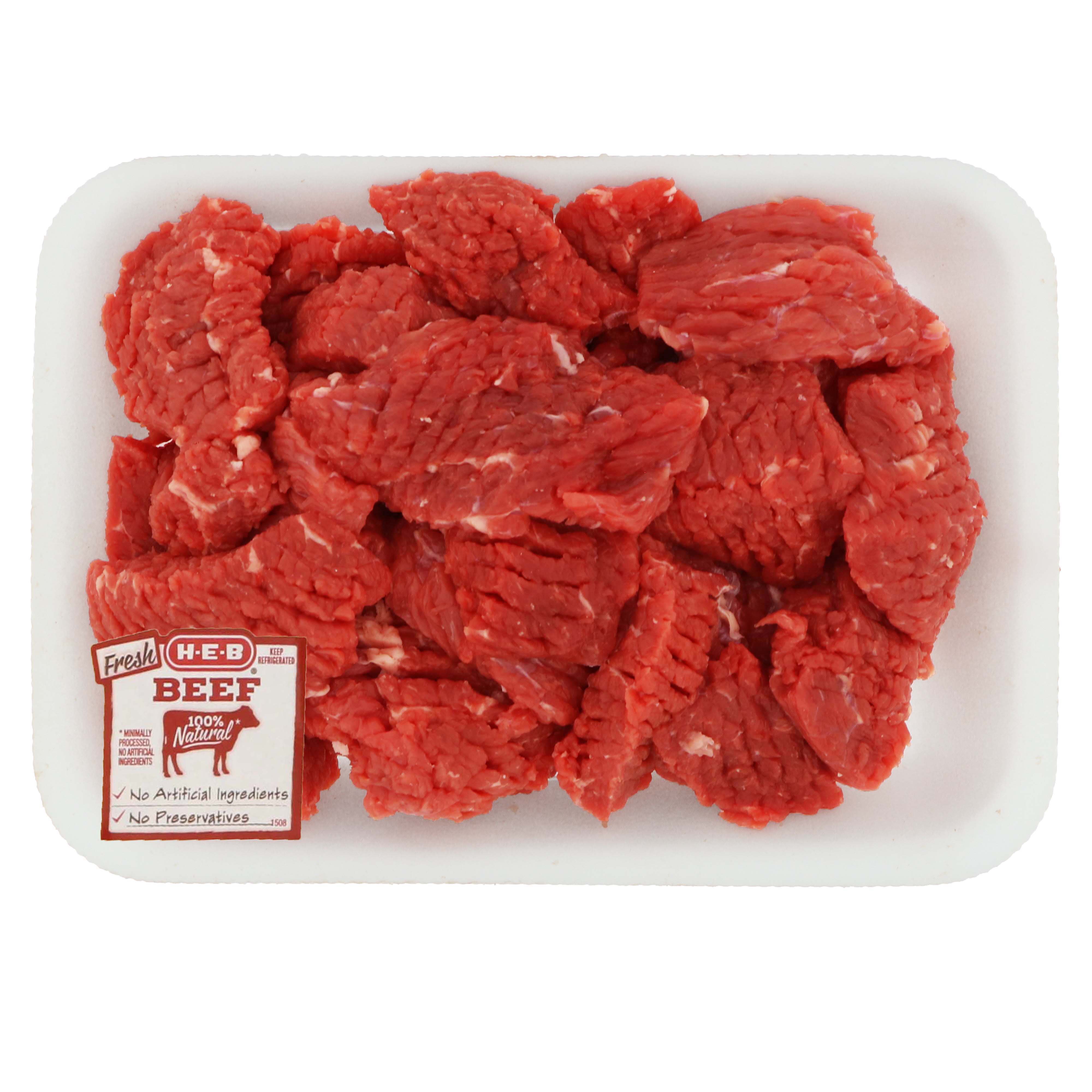 H-E-B Boneless Tenderized Lean Beef Stew Meat - Shop Beef At H-E-B