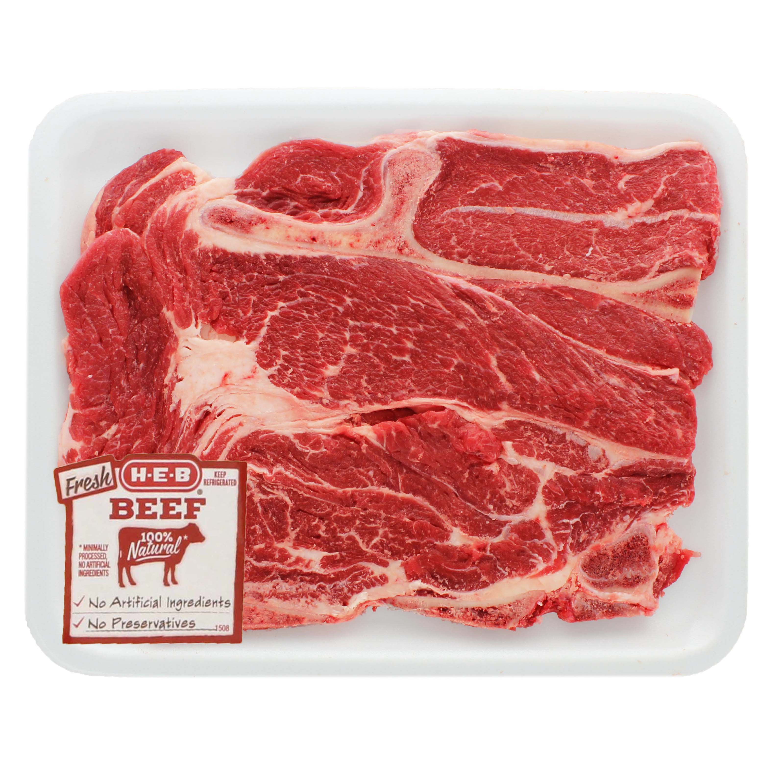 HEB Beef Chuck Steak Bone In Thin, USDA Select Shop Beef at HEB