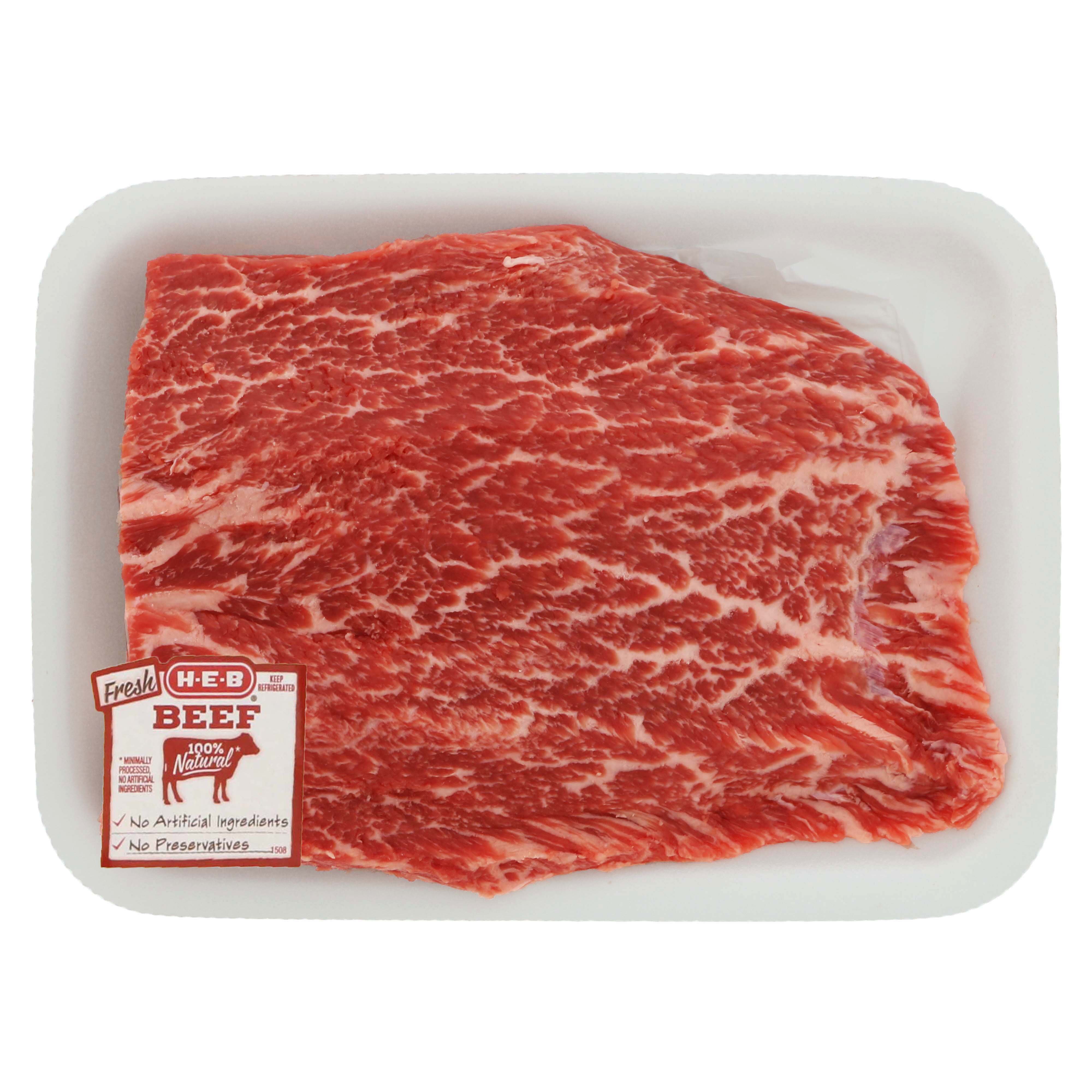 HEB Beef Top Blade Roast, Boneless, USDA Select Shop Beef at HEB