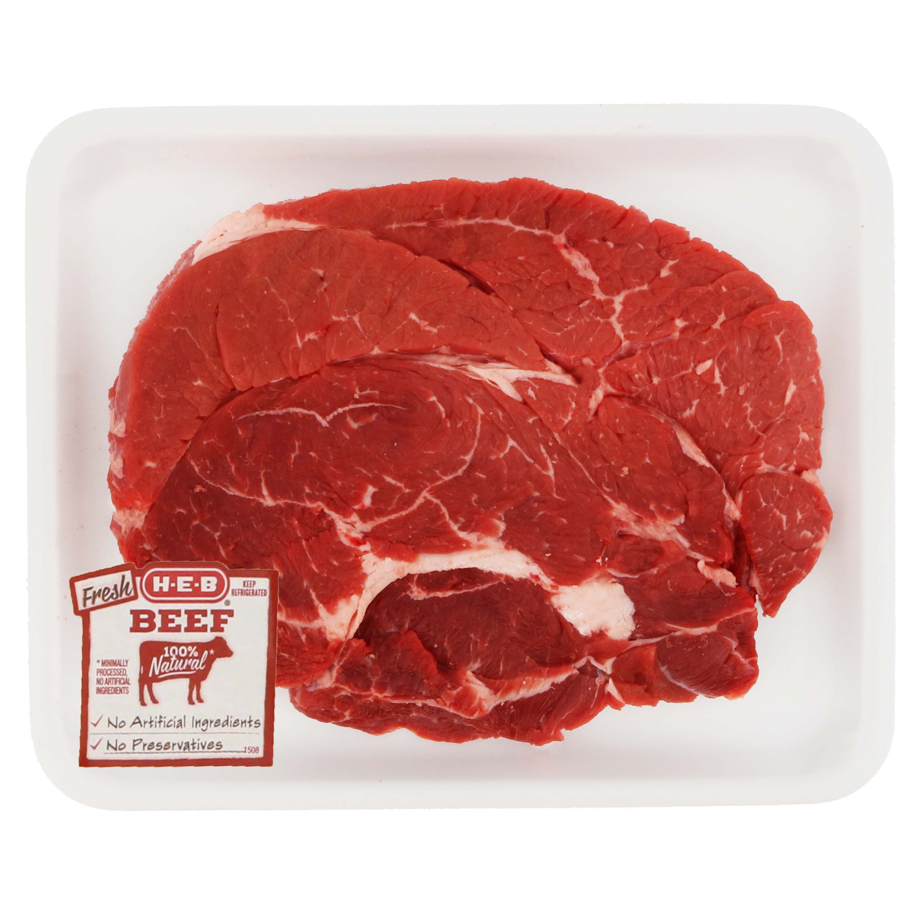 H-E-B Beef Boneless Chuck Steak, USDA Select - Shop Beef At H-E-B