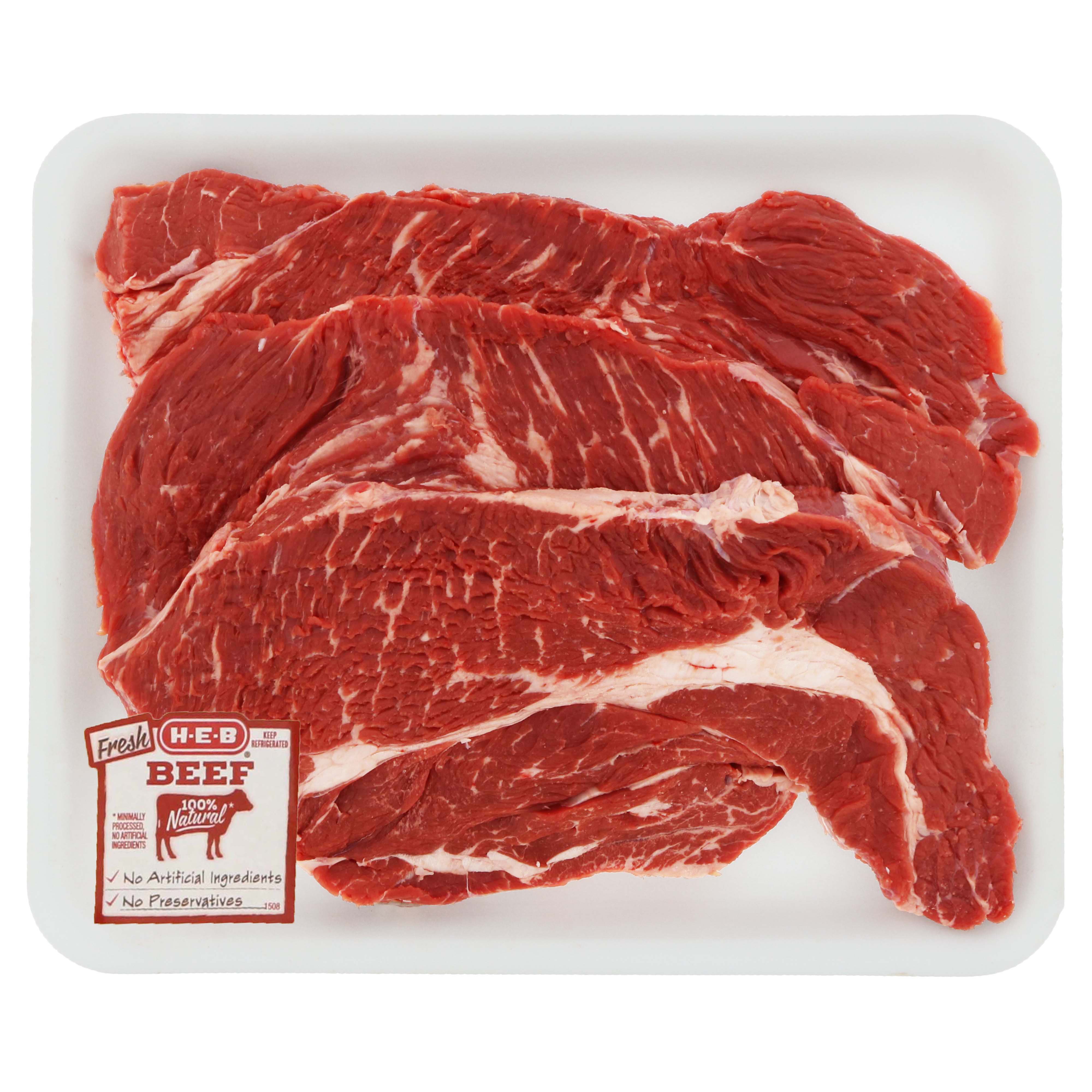 HEB Beef Chuck Steak Value Pack, USDA Select Shop Meat at HEB