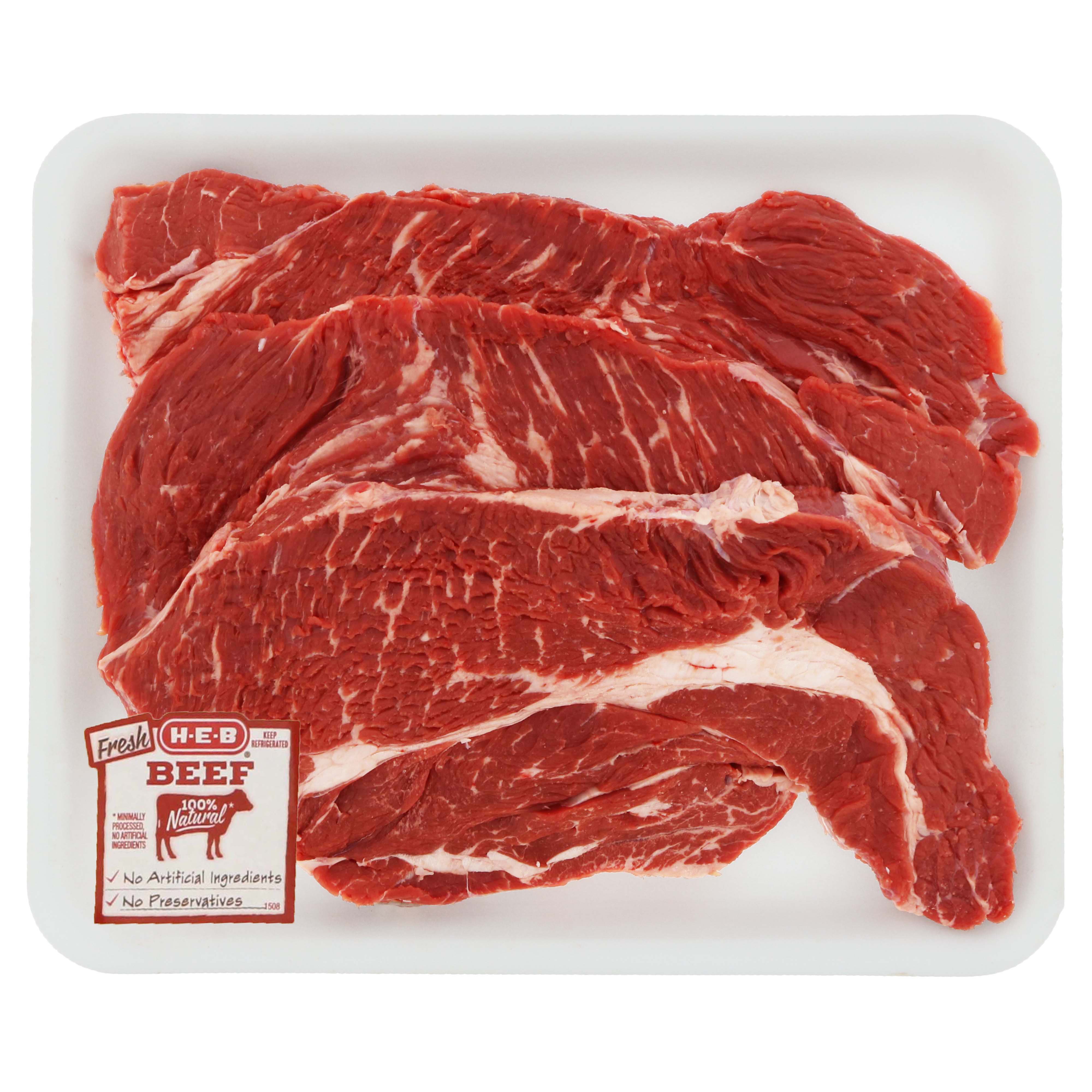 H-E-B Beef Chuck Steak Value Pack, USDA Select - Shop Beef at H-E-B