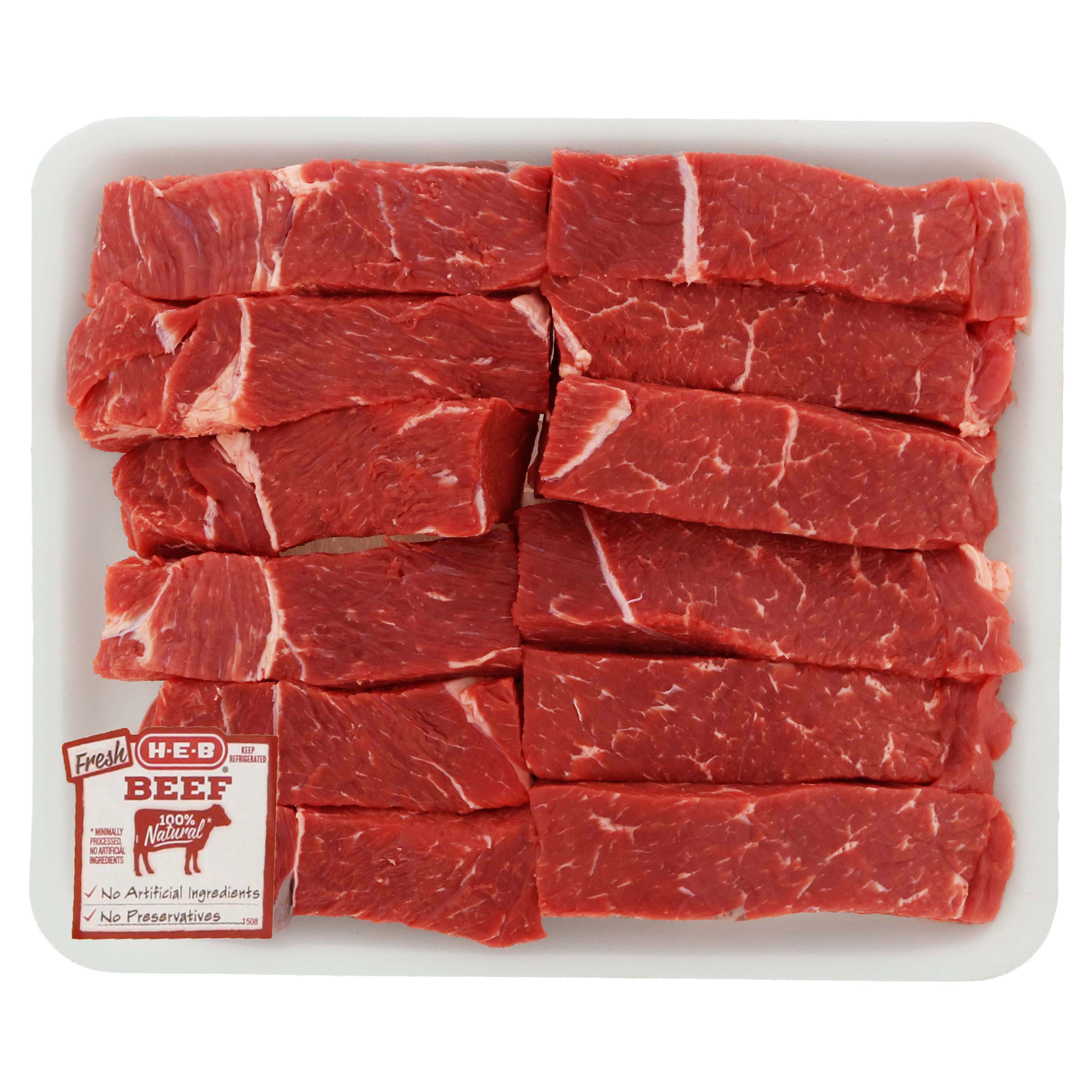 H E B Boneless Texas Style Beef Shoulder Ribs Usda Select Value Pack Shop Beef At H E B 